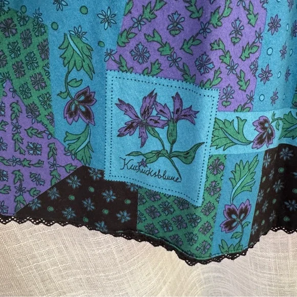 Vintage Original Alpen Trachten Floral Traditional Skirt Size 46 (Large) - Picture 5 of 10